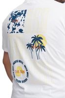 classic BLEND men's tank top with crew neck top 20717099BB-110602 White