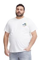classic BLEND men's tank top with crew neck top 20717099BB-110602 White