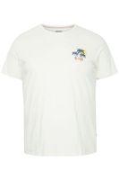 classic BLEND men's tank top with crew neck top 20717099BB-110602 White