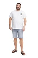 classic BLEND men's tank top with crew neck top 20717099BB-110602 White