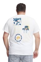 classic BLEND men's tank top with crew neck top 20717099BB-110602 White