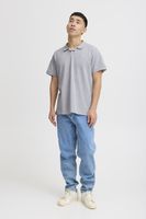 Confezione da 2 polo da uomo in cotone Classic BLEND, codice articolo 20718074-204241, grigio/nero