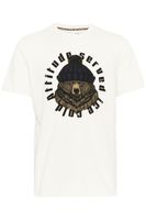 klassisches BLEND Herren T-Shirt mit Rundhals Shirt 20717344-203636 Weiß