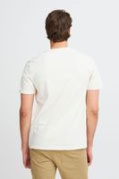 klassisches BLEND Herren T-Shirt mit Rundhals Shirt 20717344-203636 Weiß
