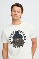 klassisches BLEND Herren T-Shirt mit Rundhals Shirt 20717344-203636 Weiß