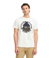 klassisches BLEND Herren T-Shirt mit Rundhals Shirt 20717344-203636 Weiß