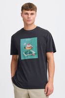 klassisches SOLID SDNong Herren T-Shirt mit Rundhals Shirt 21108418-194008 Schwarz