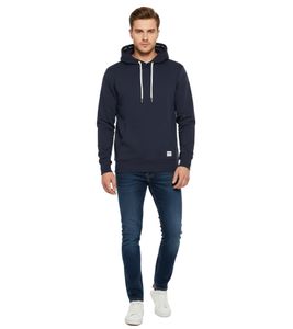classica SOLID SDChap uomo felpa con cappuccio in felpa hoodie 21301306ME-194010 Blu
