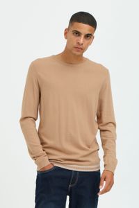 classique BLEND homme pull maille fine avec col rond pull en maille 20717260-161315 Beige