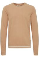 classique BLEND homme pull maille fine avec col rond pull en maille 20717260-161315 Beige