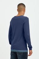 classique BLEND homme pull maille fine avec col rond pull en maille 20717260-194024 Bleu