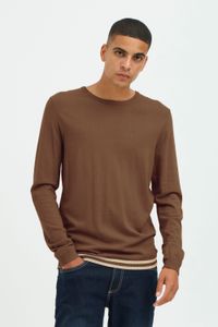 classique BLEND homme pull maille fine avec col rond pull en maille 20717260-181031 Marron