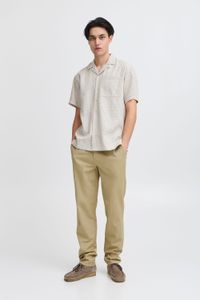 classic CASUAL FRIDAY CFPandrup men's linen pants in cotton summer pants 20505421-170630 Beige