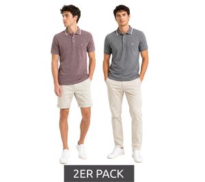 Lot de 2 polos BLEND Classic en coton pour homme, multicolores, réf. 20718756-204978
