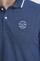 2er Pack klassisches BLEND Herren Poloshirt aus Baumwolle Shirt 20718756-204976 Beige/Blau