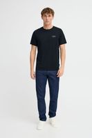 classic BLEND BHJamey men's T-shirt with crew neck shirt 20717774-194007 Black