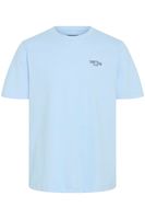 classic BLEND BHVagner men's T-shirt with logo print shirt 20718781-144121 Blue