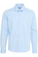 klassisches CASUAL FRIDAY CFGriffin Herren Business-Hemd mit Label-Detail Langarmhemd 20505437-144121 Blau