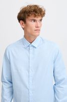 klassisches CASUAL FRIDAY CFGriffin Herren Business-Hemd mit Label-Detail Langarmhemd 20505437-144121 Blau