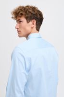klassisches CASUAL FRIDAY CFGriffin Herren Business-Hemd mit Label-Detail Langarmhemd 20505437-144121 Blau