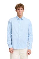 classica CASUAL FRIDAY CFGriffin uomo camicia business con dettaglio label camicia a maniche lunghe 20505437-144121 Blu