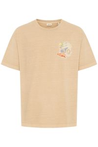 klassisches SOLID SDPavan Herren T-Shirt mit Print Shirt 21108601-160920 Beige