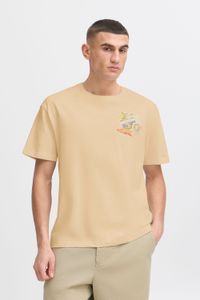 classic SOLID SDPavan men's T-shirt with print shirt 21108601-160920 Beige