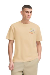 klassisches SOLID SDPavan Herren T-Shirt mit Print Shirt 21108601-160920 Beige