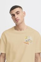 klassisches SOLID SDPavan Herren T-Shirt mit Print Shirt 21108601-160920 Beige