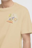 klassisches SOLID SDPavan Herren T-Shirt mit Print Shirt 21108601-160920 Beige