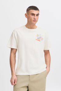 klassisches SOLID SDPavan Herren T-Shirt mit Print Shirt 21108601-114201 Weiß