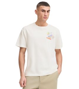 klassisches SOLID SDPavan Herren T-Shirt mit Print Shirt 21108601-114201 Weiß
