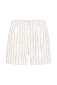 klassische SOLID SDAlaan Herren Shorts mit Label-Detail Freizeitshorts 21108633-114201 Weiß