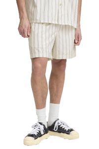 clásico SOLID SDAlaan hombre shorts con detalle de etiqueta short casual 21108633-114201 Blanco