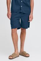 klassische SOLID SDLiam Seersucker Herren Shorts mit Label-Detail Freizeitshorts 21108637-194010 Blau