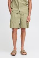 klassische SOLID SDLiam Seersucker Herren Shorts mit Label-Detail Freizeitshorts 21108637-170613 Grün
