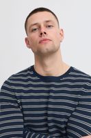 klassischer BLEND BHAjlan Herren Feinstrickpullover mit Label-Detail Strickpullover 20717703-131008 Beige