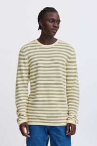 classique BLEND BHAjlan homme pull maille fine avec détail label pull en maille 20717703-190515 Vert