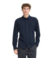 classic CASUAL FRIDAY CFFolke LS men's business shirt with button placket long-sleeve shirt 20505638-194013 Blue
