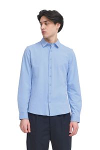 klassisches CASUAL FRIDAY CFFolke LS Herren Business-Hemd mit Knopfleiste Langarmhemd 20505638-153930 Blau