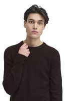 klassischer CASUAL FRIDAY CFHeine Herren Grobstrickpullover mit Label-Detail Strickpullover 20505605-193911 Braun