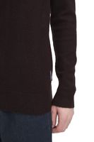 klassischer CASUAL FRIDAY CFHeine Herren Grobstrickpullover mit Label-Detail Strickpullover 20505605-193911 Braun