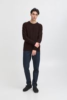 klassischer CASUAL FRIDAY CFHeine Herren Grobstrickpullover mit Label-Detail Strickpullover 20505605-193911 Schwarz