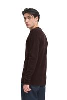 klassischer CASUAL FRIDAY CFHeine Herren Grobstrickpullover mit Label-Detail Strickpullover 20505605-193911 Braun