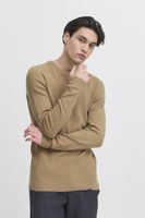 classico CASUAL FRIDAY CFHeine uomo maglione in maglia grossa con dettaglio label maglione in maglia 20505605-1713121 Beige