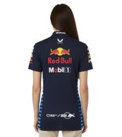 Oracle Red Bull Racing Formel 1 F1 Team 2024 Damen Polo-Shirt mit Sponsorenlogos Sport-Shirt 701231007 001 Navy