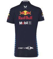 Oracle Red Bull Racing Formel 1 F1 Team 2024 Damen Polo-Shirt mit Sponsorenlogos Sport-Shirt 701231007 001 Navy