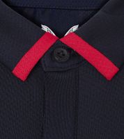 Oracle Red Bull Max-Verstappen Racing 2024 Formel 1 F1 Team Damen Polo-Shirt mit Sponsorenlogos Sport-Shirt 701231017 001 Navy