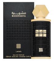 Lattafa Mashrabya Unisex Eau de Parfum orientalisch-vanilliger Körper-Duft Parfüm 100ml Schwarz/Gold