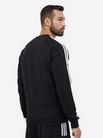 Vielseitige adidas 3-Stripes Crew Herren Pullover mit Rundhalsausschnitt Sweatshirt IM2087-00007 Schwarz
